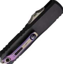 12321-16MS3 - Microtech UTX-85 Gen IV D/E Baker Forge Damascus