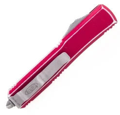 MT122-12DRD - Microtech Ultratech D/E Distressed Red Stonewash FS