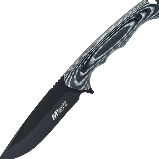 MT-FIX006BK - MTech Fixed Blade Black Micarta