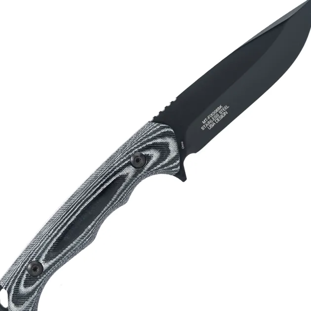 MT-FIX006BK - MTech Fixed Blade Black Micarta