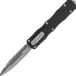 MT227-12 - Microtech Delta DIRAC D/E Stonewash full serrated