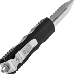 MT225-12 - Microtech DIRAC D/E Stonewash Full Serrated