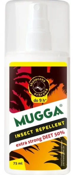 167-001 - MUGGA DEET 50% 75mL Répulsif Insectes et Tiques LIRE LA DESCRIPTION