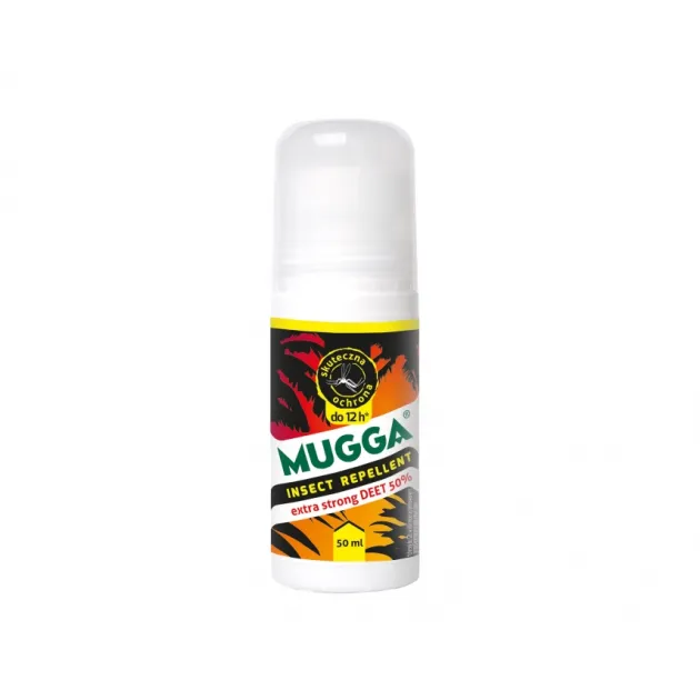 167-003 - Mugga Repellent 50% DEET 50 ml roll-on LIRE la DESCRIPTION