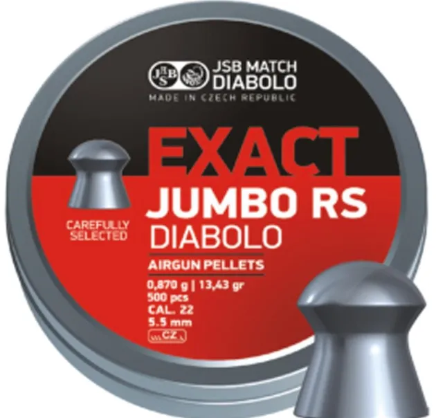 MUNJSB34 - BOITE 500 PLOMBS JSB DIABOLO JUMBO x 500