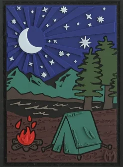 MXCAMPZ - MAXPEDITION Patch Outdoor Camp Night