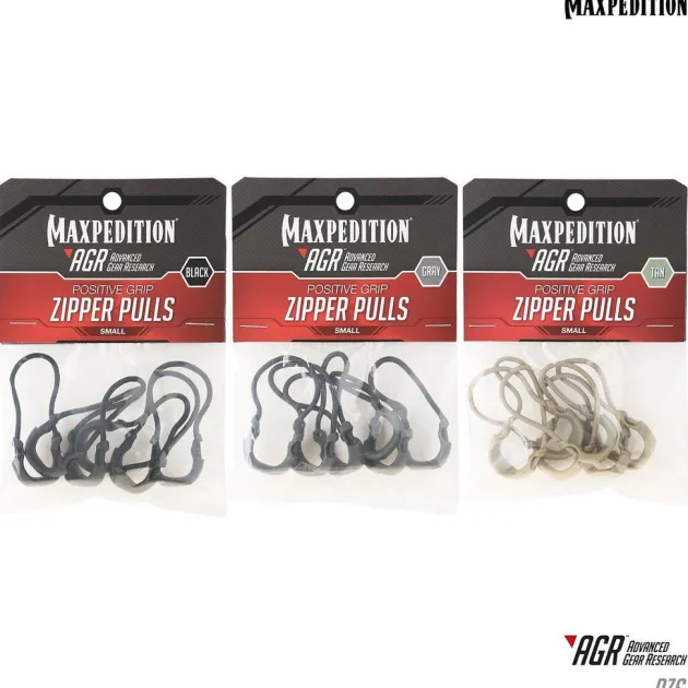 MXPZSBLK - Maxpedition boucles pour chariot fermeture éclair petites Noires