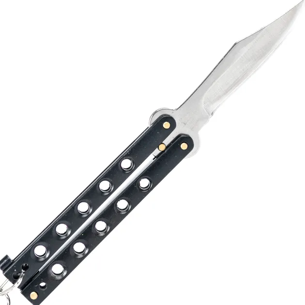 02055-N - Albainox Papillon porte-clés Noir