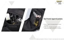 NCBP20 - NITECORE BP20 Sac à dos Tactique/Randonnée/Cyclisme 20L NOIR