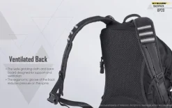 NCBP20 - NITECORE BP20 Sac à dos Tactique/Randonnée/Cyclisme 20L NOIR
