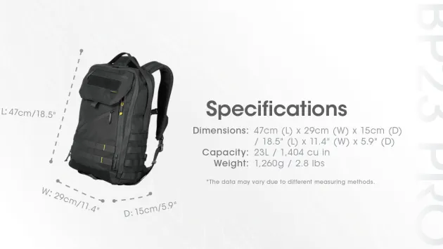 NCBP23PRO - NITECORE BP23 PRO 23L Sac à Dos Imperméble d'EDC/Voyage