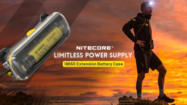 NC18650CASE - NITECORE Boitier d'extension pour 18650 Powerbank/Chargeur