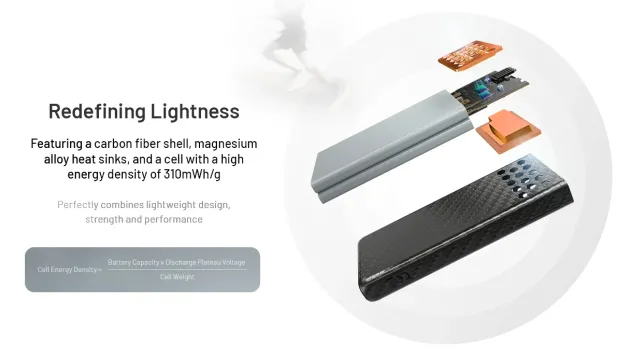 NCC10000G2O - NITECORE CARBO 10000 G2 Batterie Externe Powerbank 10000mAh ORANGE USB-C