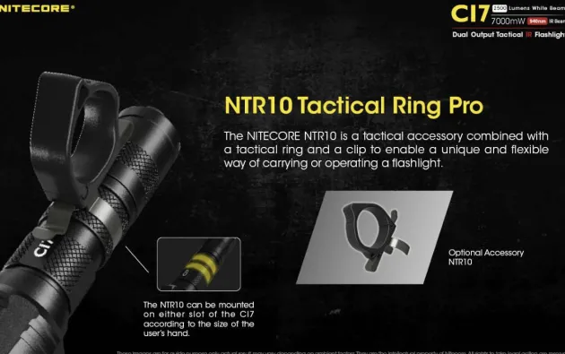 NCCI7 - NITECORE Ci7 Chameleon Infrarouge - 2500Lm
