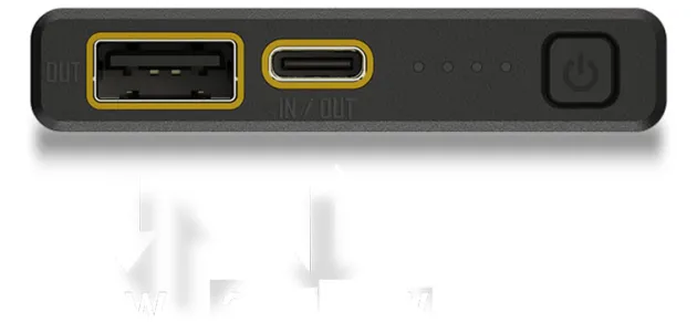 NCC10000 - NITECORE Batterie externe en carbone CARBO 10000 - 10000mAh