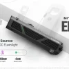 NCEDC17 - NITECORE EDC17 Torche 1500lm USB-C Laser UV CW 150mAh NOIR