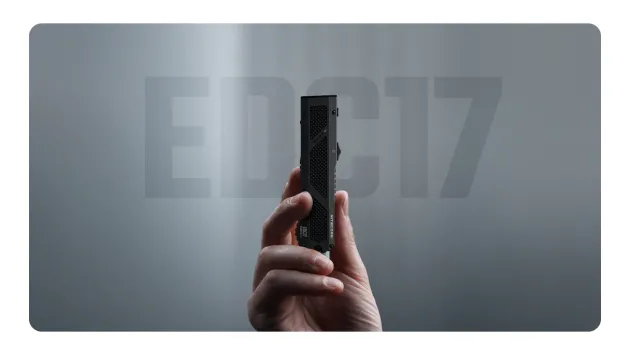 NCEDC17 - NITECORE EDC17 Torche 1500lm USB-C Laser UV CW 150mAh NOIR