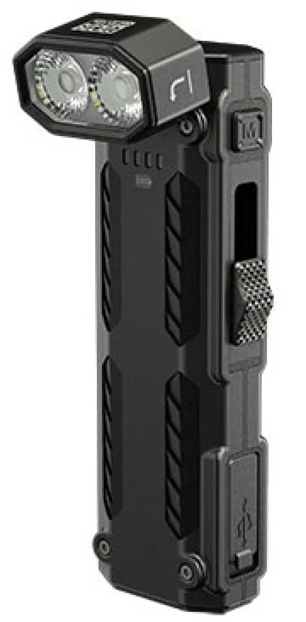 NCEDC09 - NITECORE Torche EDC09 1600Lm 3 Température de Couleur Tête Rotative NOIR