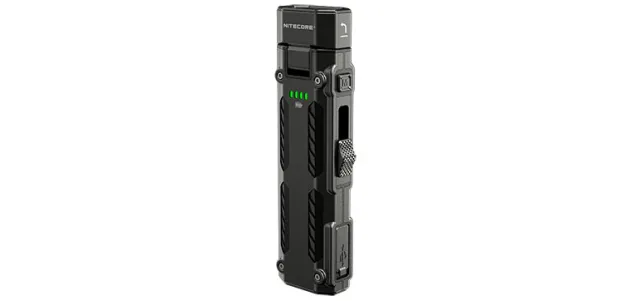 NCEDC09 - NITECORE Torche EDC09 1600Lm 3 Température de Couleur Tête Rotative NOIR
