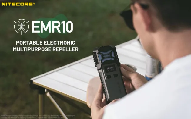 NCEMR10 - NiteCore EMR10 Répulsif Multifonction Anti-Insectes Portable