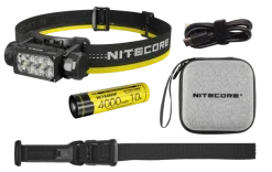 NCHC65UHEBK - NITECORE HC65-UHE Frontale Skyline Grey 2000lm Noir