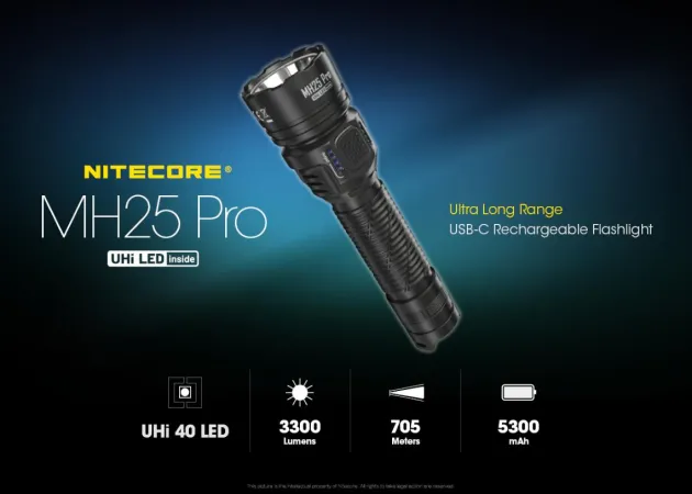 NCMH25PRO - NITECORE MH25 PRO Multitask Hybrid 25 Pro - 3300Lm