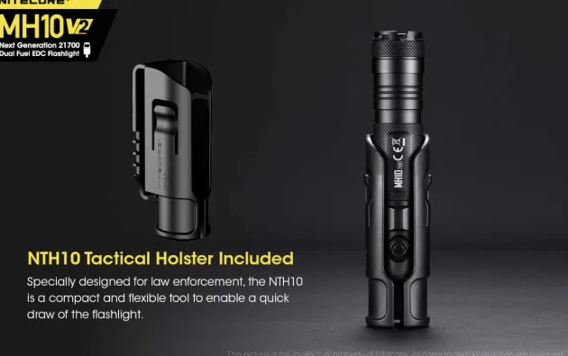 NCMH10V2 - NITECORE MH10V2 Torche Double Alimentation - 1200Lm