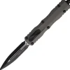 225-1NC - Microtech DIRAC D/E Black Natural Clear
