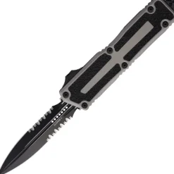 1280-2NC - Microtech Scarab II Gen III D/E P/S Natural Clear