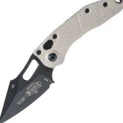169-1NC - Microtech Stitch S/E Black Std Natural Clear