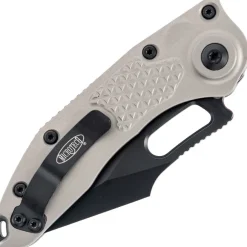 169-1NC - Microtech Stitch S/E Black Std Natural Clear
