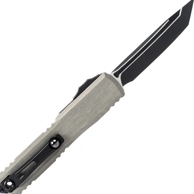 1123-1NC - Microtech Ultratech GEN III ZBP Black T/E Natural Clear