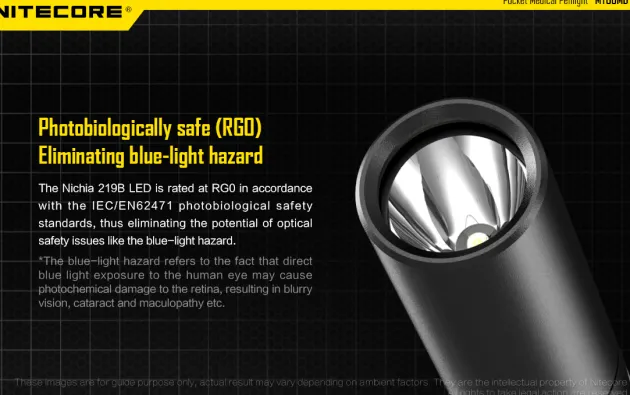 NCMT06MD - NITECORE MT06MD Lampe Stylo Médicale 180lm