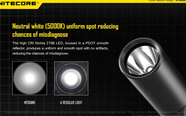 NCMT06MD - NITECORE MT06MD Lampe Stylo Médicale 180lm