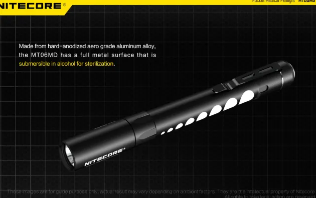 NCMT06MD - NITECORE MT06MD Lampe Stylo Médicale 180lm
