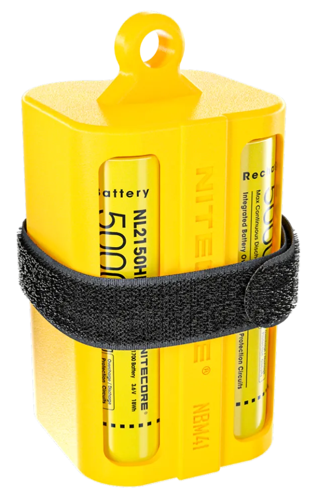 NCNBM41J - NITECORE Etui de transport pour 4x accus 21700/18650