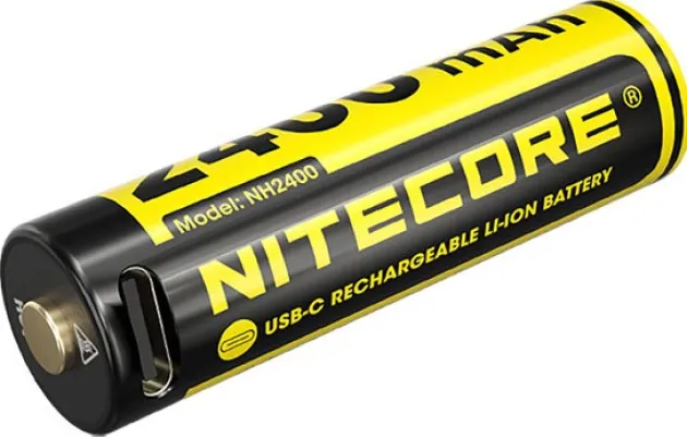 NCNH2400SB - NITECORE Pile AA Rechargeable NH2400SB USB-C 2400mAh Li-ion