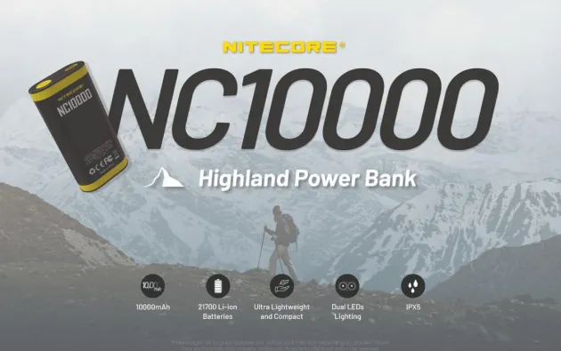 NC10000 - NITECORE NC10000 Batterie Externe USB-C 10000mAh