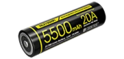 NCNL2155HPI - NITECORE Accu 21700i Li-ion Haute Performance 5500mAh 20A 3,6V