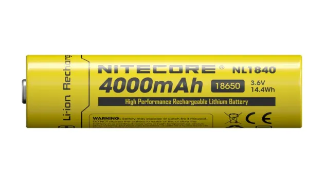 NCNL1840 - NiteCore Accu Li-ion 18650 4000mAh