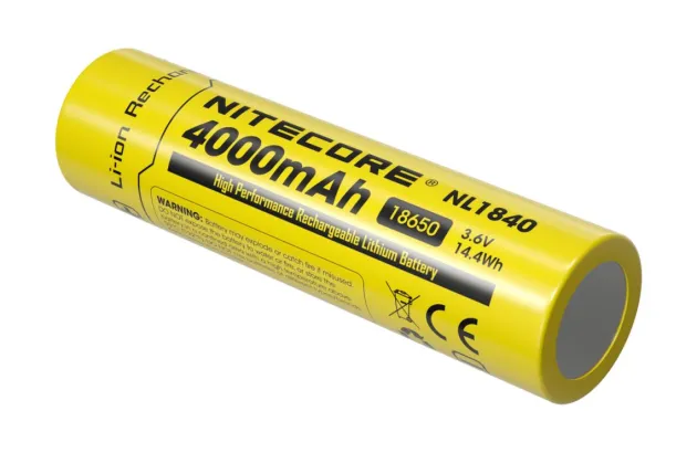 NCNL1840 - NiteCore Accu Li-ion 18650 4000mAh
