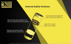 NCNL2150 - NiteCore Accumulateur 21700 3,6V 5000mAh 18Wh