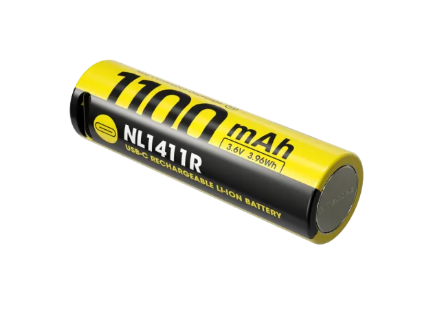 NCNL1411R - NITECORE Accu 14500 Micro-USB 1100mAh 3,6V 3,96Wh