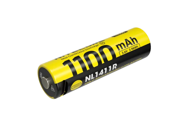 NCNL1411R - NITECORE Accu 14500 Micro-USB 1100mAh 3,6V 3,96Wh