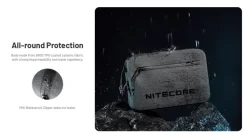 NCNPP02 - NITECORE NPP02 Sac Bandoullière Imperméable 1,4L GRIS