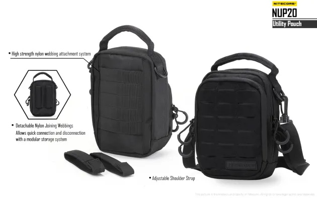 NCNUP20 - NITECORE NUP20 Pochette Utilitaire NOIR