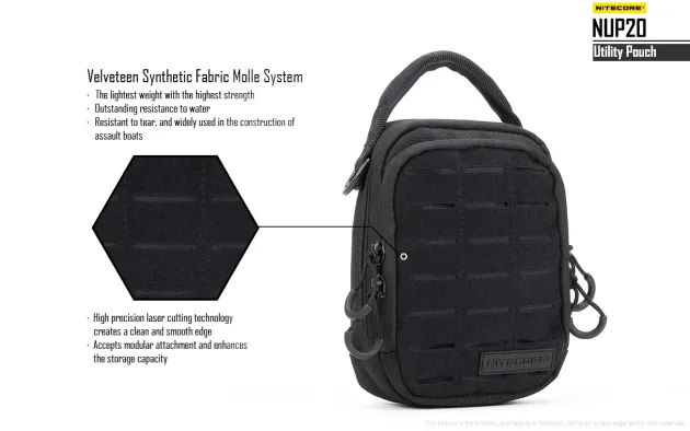 NCNUP20 - NITECORE NUP20 Pochette Utilitaire NOIR