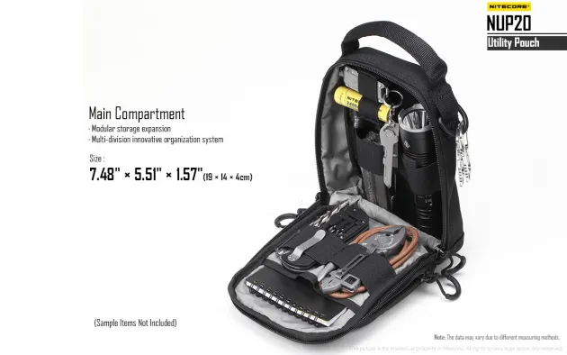 NCNUP20 - NITECORE NUP20 Pochette Utilitaire NOIR