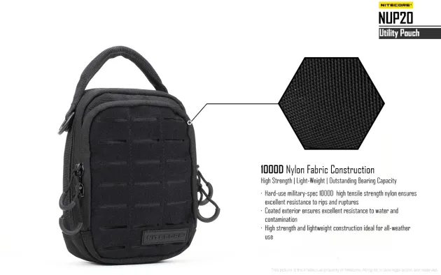 NCNUP20 - NITECORE NUP20 Pochette Utilitaire NOIR