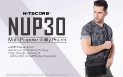 NCNUP30 - NITECORE NUP30 Sac de Poitrine/Bandoulière NOIR